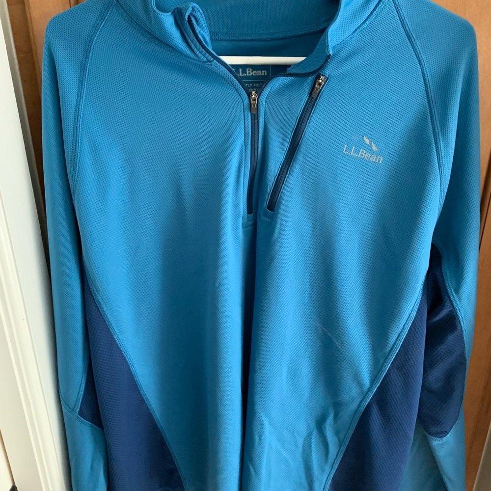 LL Bean 1/4 zip track jacket Men’s XL